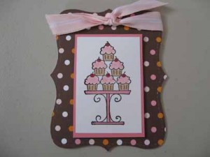 Crazy for Cupcakes Top Note Card1