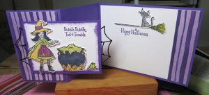 Cauldron Bubble Witch Card1